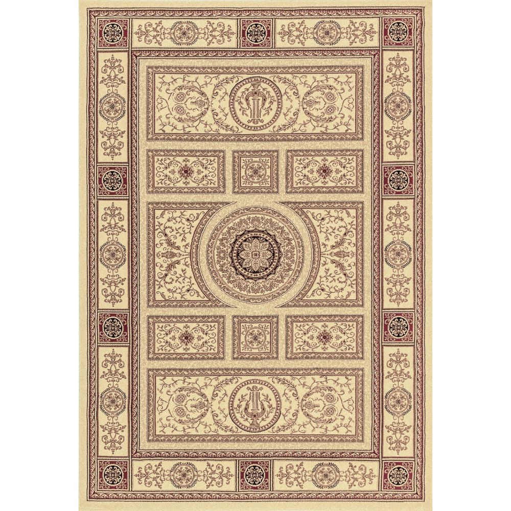 Dynamic Rugs 58021-102 Legacy 6.7 Ft. X 9.6 Ft. Rectangle Rug in Ivory